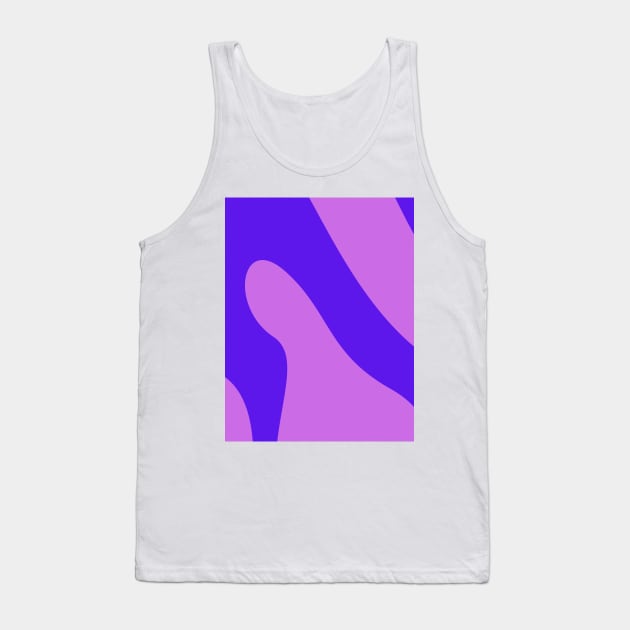 Boho abstract purple pastel swirl pattern Tank Top by Word and Saying